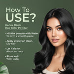 Load image into Gallery viewer, Zeba Zulf-e-Henna Hair Color Powder Black