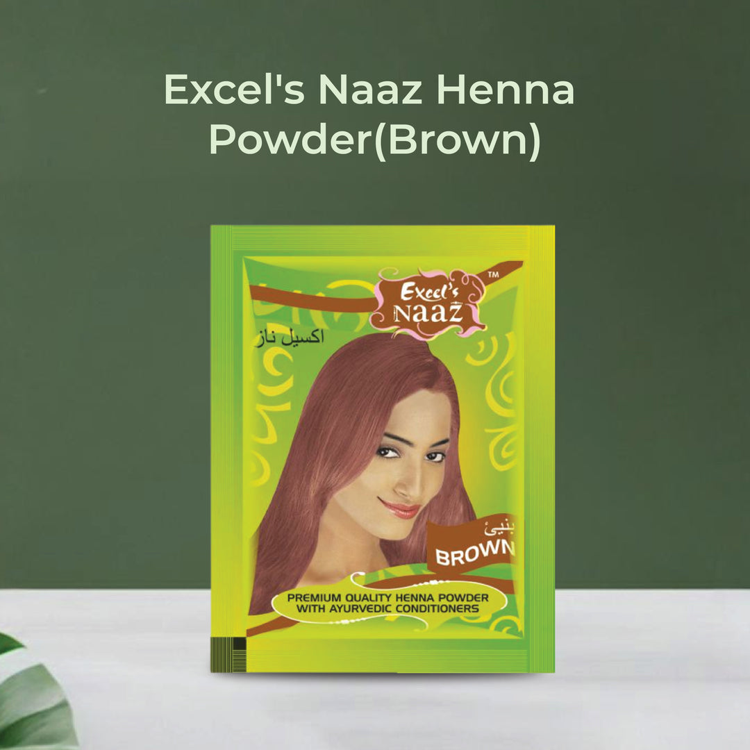 Excel's Naaz Henna Powder Brown