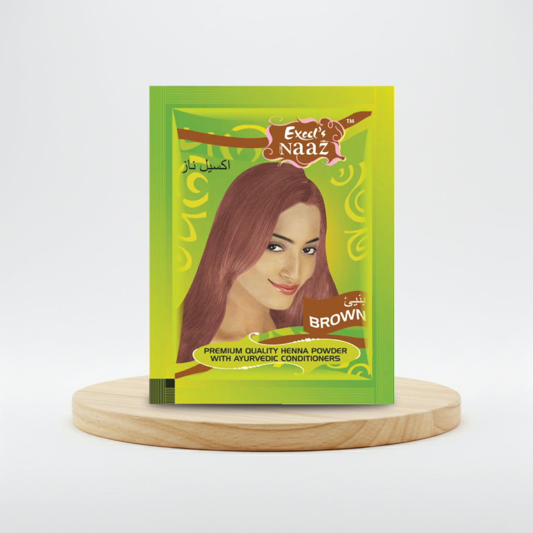 Excel's Naaz Henna Powder Brown
