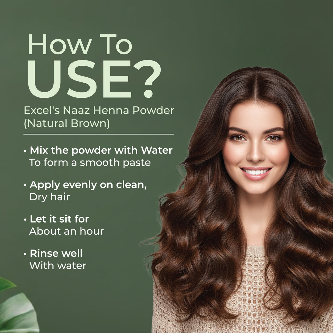 Excel's Naaz Henna Powder Brown