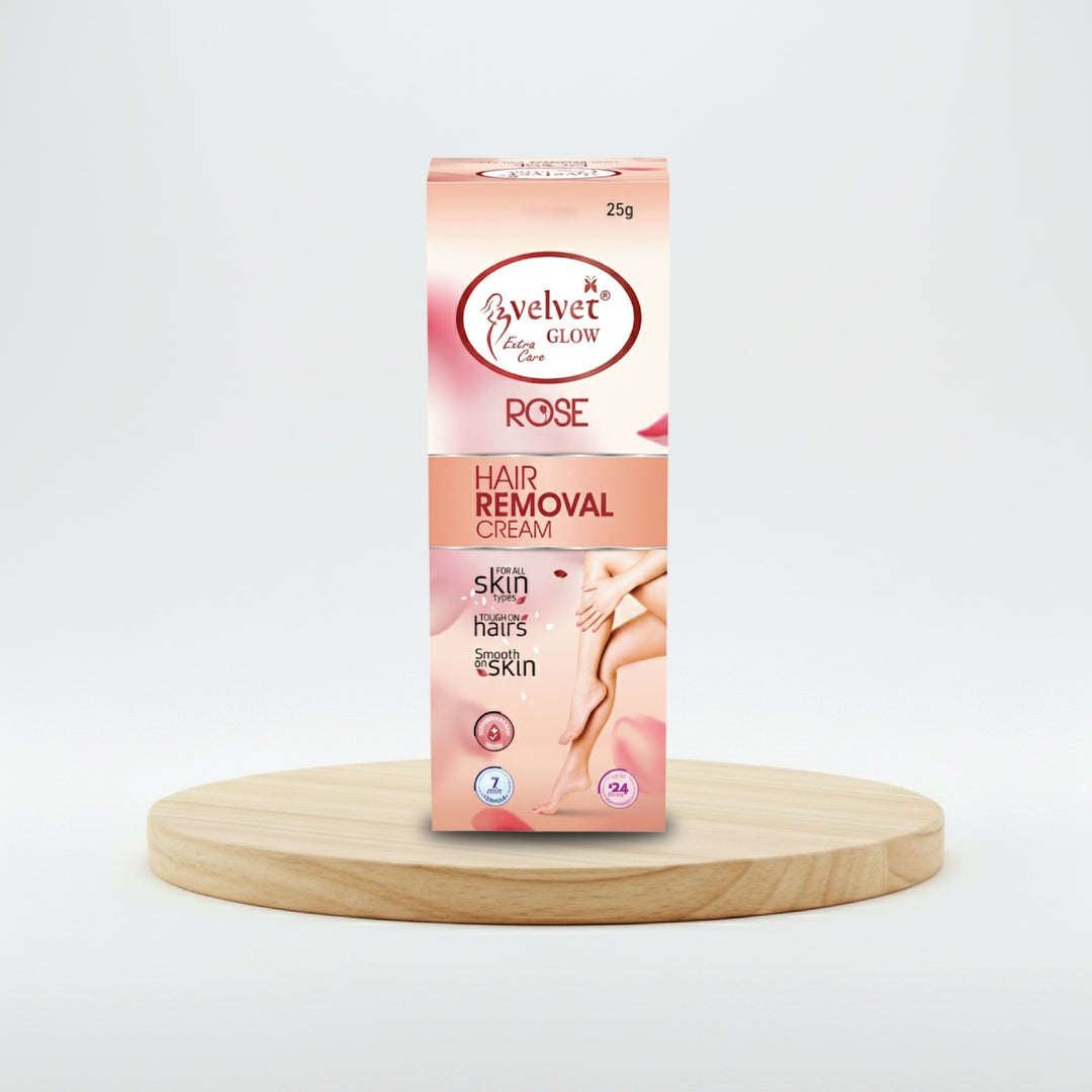 Velvet Glow Hair Removal Cream Rose